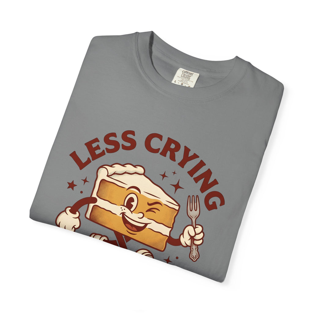 Cake Character T-Shirt Desserts Baking Gift Women Cartoon T-Shirt Pastry T-Shirt Sweets Fan Comic T-Shirt Baker Graphic Retro Fork T-Shirt