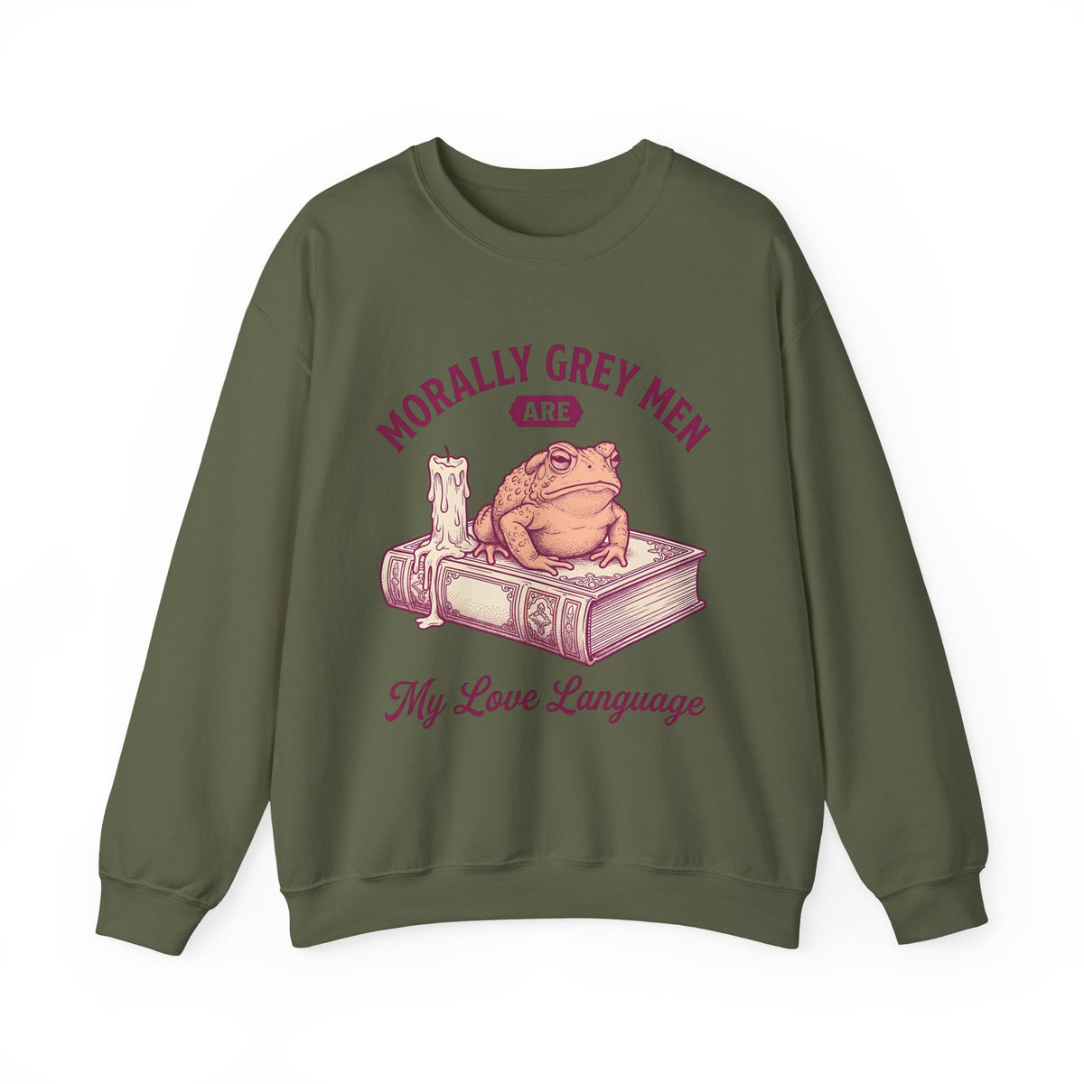 Amphibian Diary Sweatshirt Toad Myth Gift Women Rustic Sweatshirt Frog Sweatshirt Toad Fan Primitive Sweatshirt Legend Graphic Outline Flame Sweatshirt