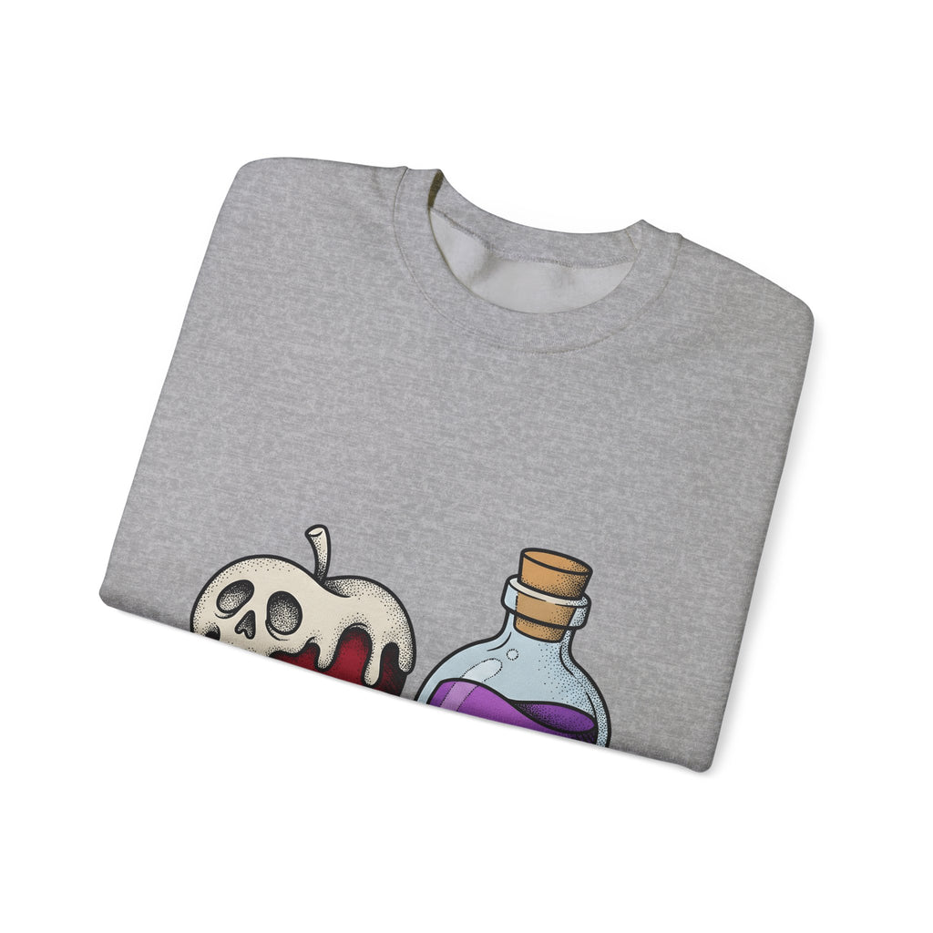Deadly Fruit Elixir Sweatshirt Halloween Halloween Gift Women Cartoon Sweatshirt Poison Drink Sweatshirt Halloween Fan Comic Sweatshirt Spooky Graphic Hand