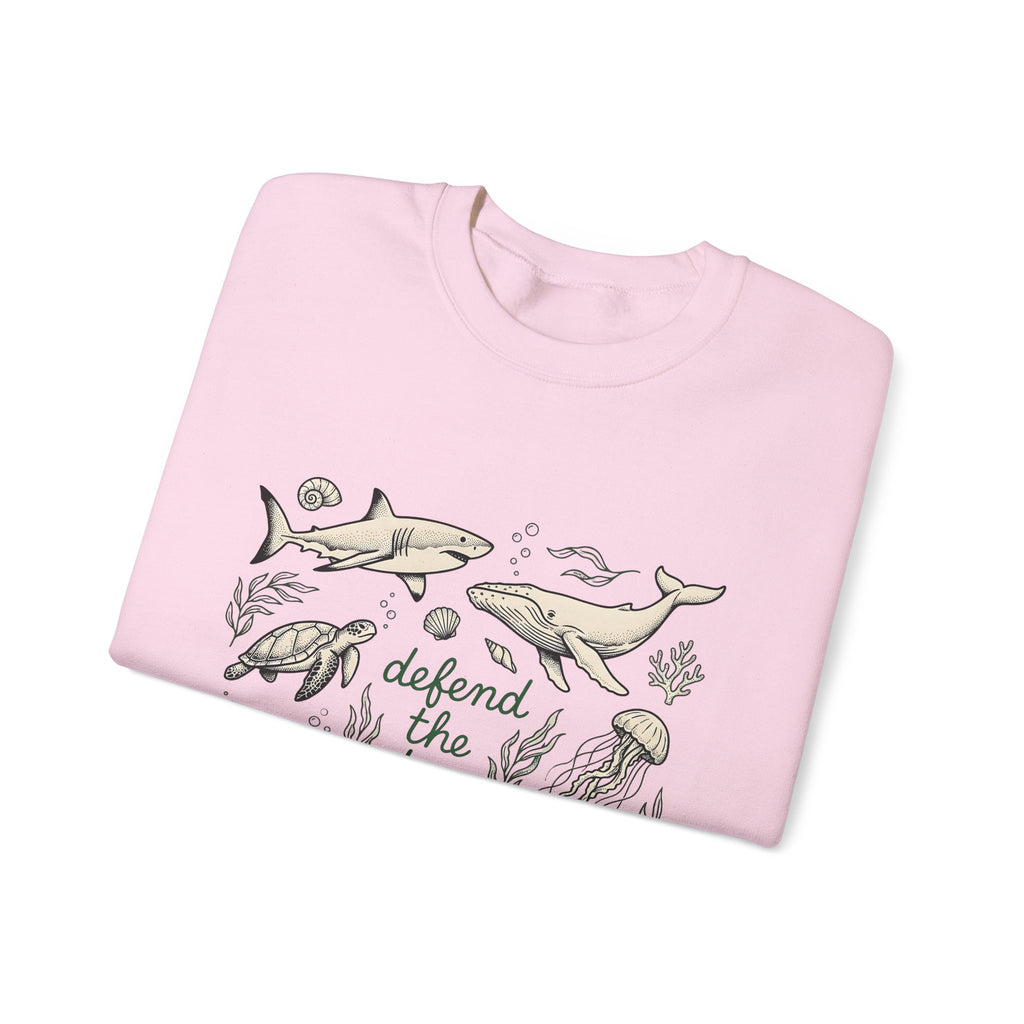 Sea Creatures Sweatshirt Ocean Wildlife Gift Women Sketch Sweatshirt Marine Life Sweatshirt Marine Fan Oceanic Sweatshirt Wildlife Graphic Retro Kelp Sweatshirt
