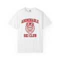 Abominable Snowman Face T-Shirt Christmas Cold Gift Women Strong T-Shirt Yeti T-Shirt Xmas Fan Vintage T-Shirt Frosty Graphic Antique Snow Goggles
