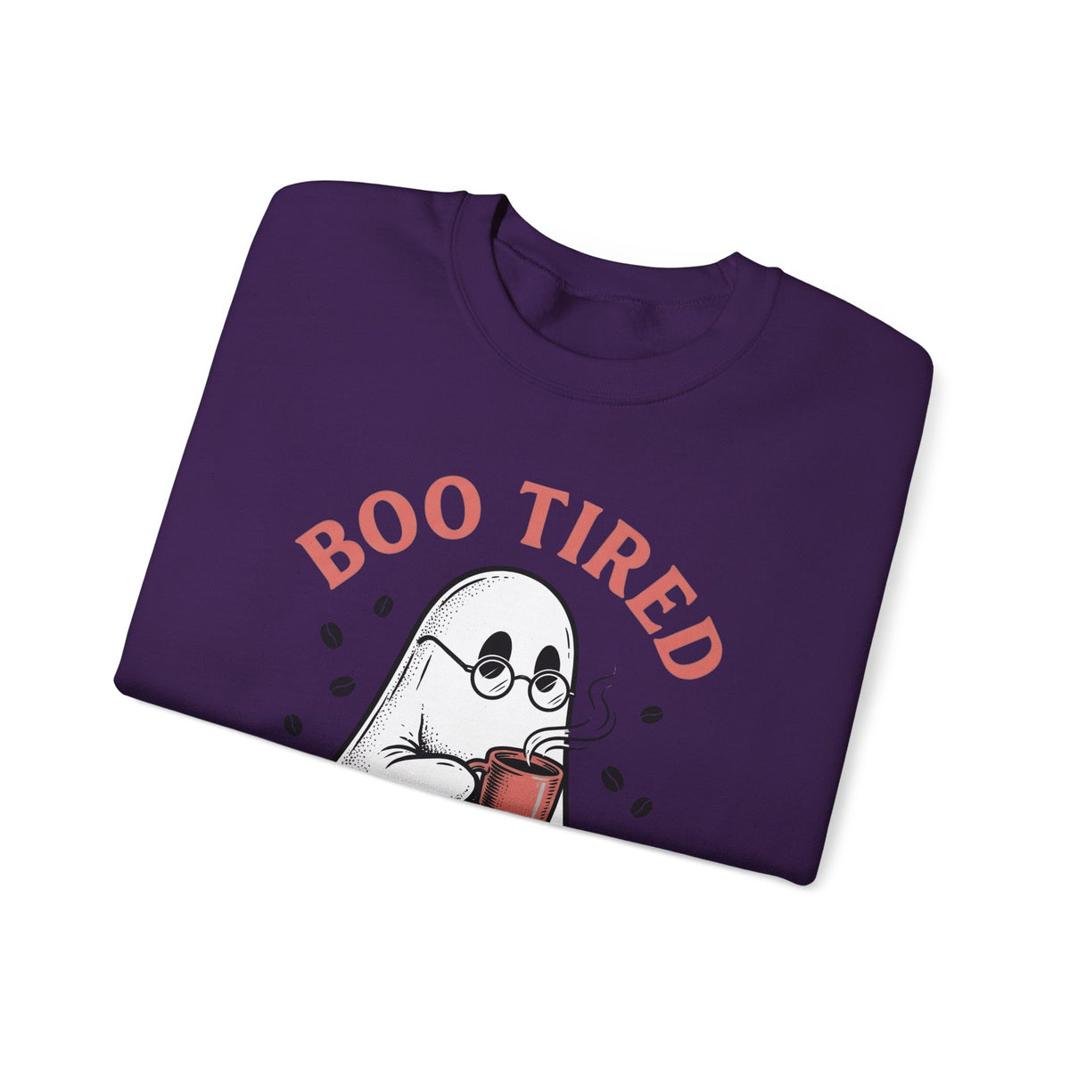 Ghost Brew Sweatshirt Halloween Latte Gift Women Line Art Sweatshirt Spirit Sweatshirt Horror Fan Spectral Sweatshirt Coffee Graphic Comic Tea Cup Sweatshirt