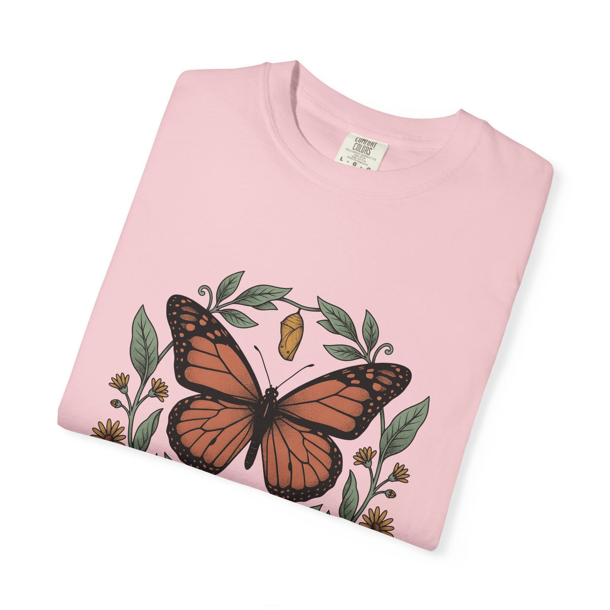 Monarch Moth Butterfly Outdoors Gift Floral Moth Butterfly Fan Botanical Nature Retro Meadow T-Shirt