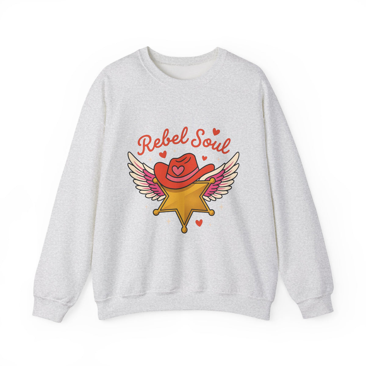 Cowgirl Hat Insignia Sweatshirt Cowgirl Frontier Gift Women Caricature Sweatshirt Hat Badge Sweatshirt Rodeo Fan Cartoon Sweatshirt Pioneer Graphic Old School
