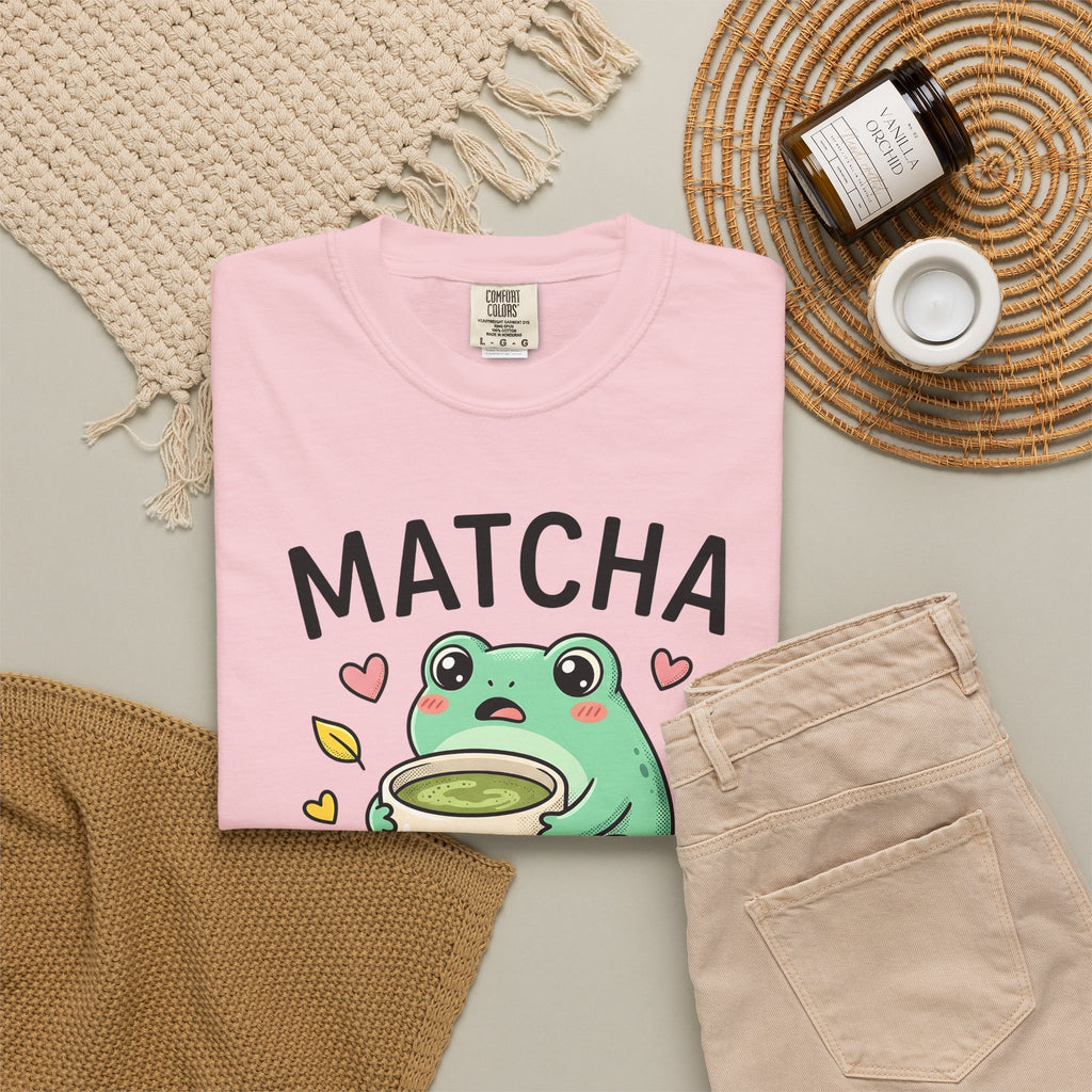 Frog Tea T-Shirt Coffee Animal Gift Women Kawaii T-Shirt Toad Drink T-Shirt Coffee Fan Creature Graphic T-Shirt Cartoon Hearts T-Shirt