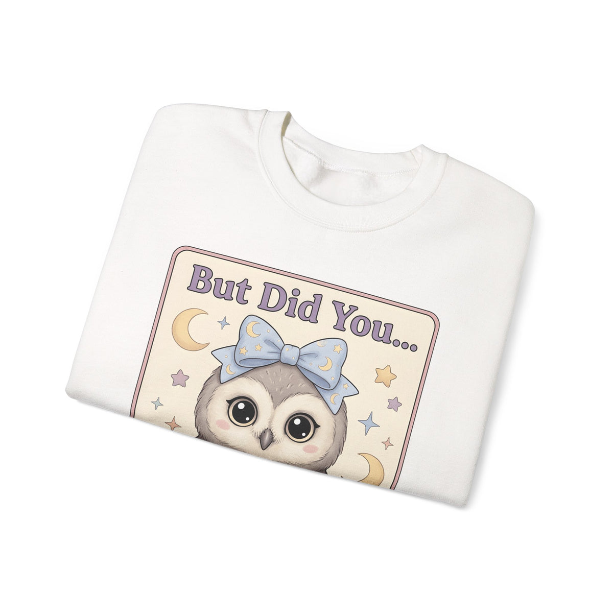 Owl Bow Sweatshirt Teachers School Gift Women Kawaii Sweatshirt Owl Sweatshirt Educator Enthusiast Cute Sweatshirt Classroom Graphic Pastel Laptop Sweatshirt