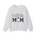 Apple Icon Sweatshirt Moms School Gift Women Thick Sweatshirt Fruit Sweatshirt Mother Enthusiast Bold Sweatshirt Education Graphic Modern Varsity Lettering