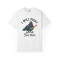 Dove Blade T-Shirt Animals Joke Gift Women Comic T-Shirt Razor T-Shirt Creature Fan Cartoon T-Shirt Humor Graphic Retro Lawn T-Shirt