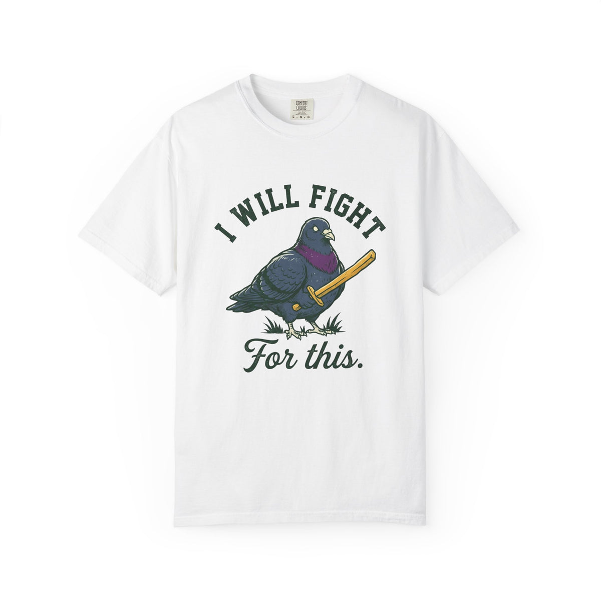 Dove Blade T-Shirt Animals Joke Gift Women Comic T-Shirt Razor T-Shirt Creature Fan Cartoon T-Shirt Humor Graphic Retro Lawn T-Shirt