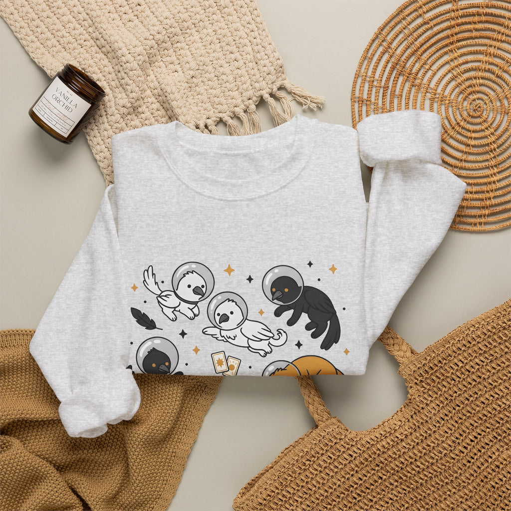Cosmic Creature Mix Sweatshirt Funny Random Designs Beasts Gift Women Adorable Sweatshirt Monster Sweatshirt Humor Fan Cartoon Sweatshirt Creature Graphic