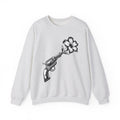 Revolver Flower Sweatshirt Cowgirl Western Gift Women Tattoo Sweatshirt Gunflower Sweatshirt Rodeo Fan Traditional Sweatshirt Country Graphic Vintage Hibiscus