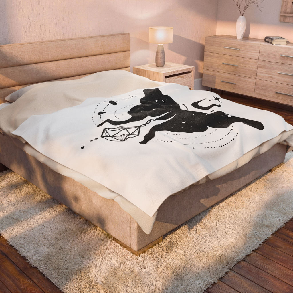 Butterfly Stone Blanket Boho Chic Supernatural Gift Women Mystical Blanket Rock Blanket Bohemian Fan Magical Blanket Occult Graphic Sleek Lunar