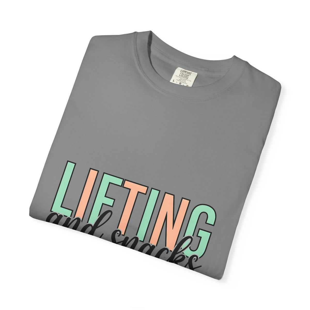 Gym Quote T-Shirt Sports Fitness Gift Women Playful T-Shirt Motivation T-Shirt Athlete Enthusiast Cute T-Shirt Workout Graphic Modern Pastel Colors
