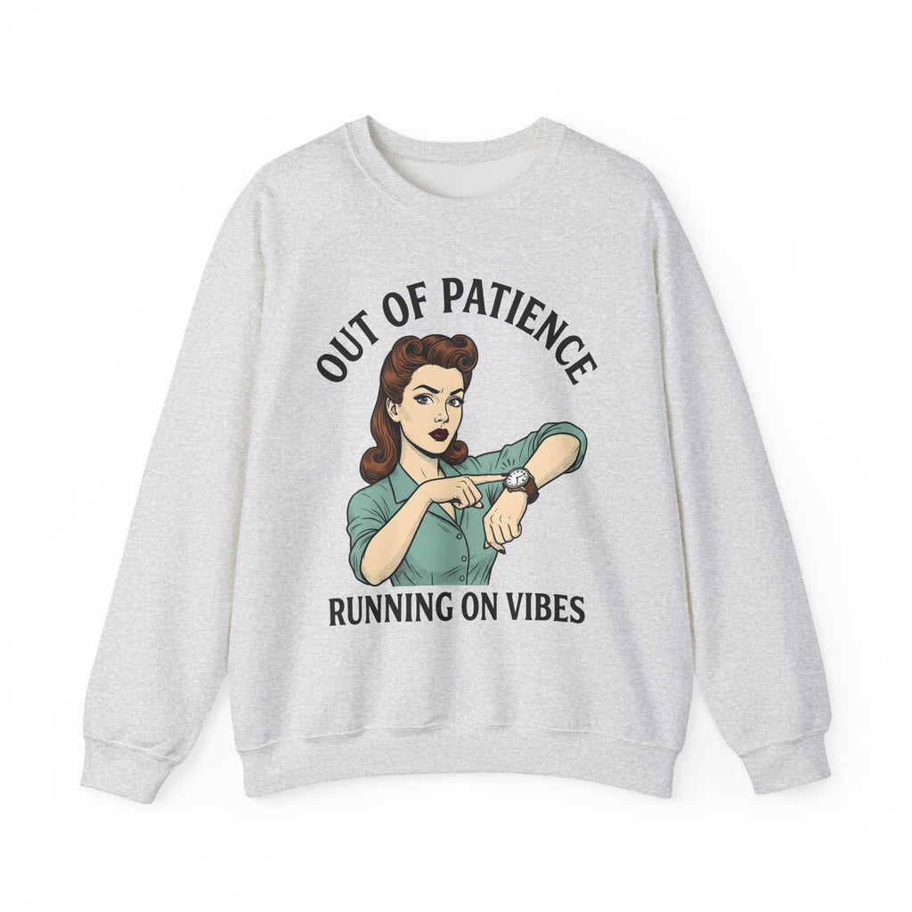 Old Fashioned Female Sweatshirt Moms Puns Gift Women Line Art Sweatshirt Vintage Lady Sweatshirt Motherhood Enthusiast Illustration Graphic Drawing Retro