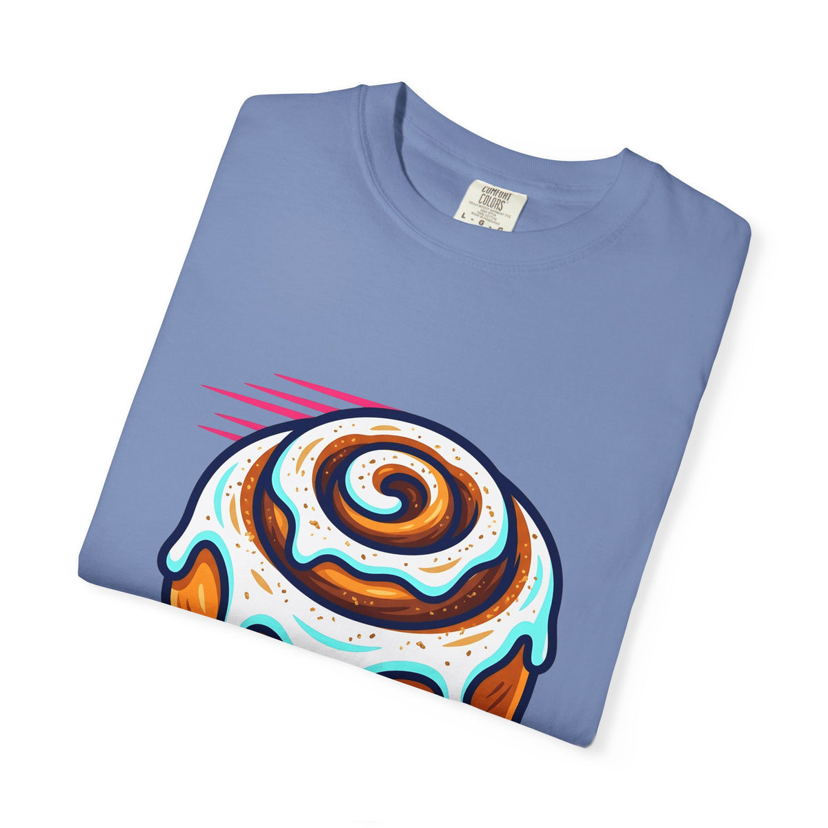 Cinnamon Pastry T-Shirt Desserts Bakery Gift Women Line Art T-Shirt Danish T-Shirt Dessert Fan Illustration T-Shirt Bakery Design Classic Topping