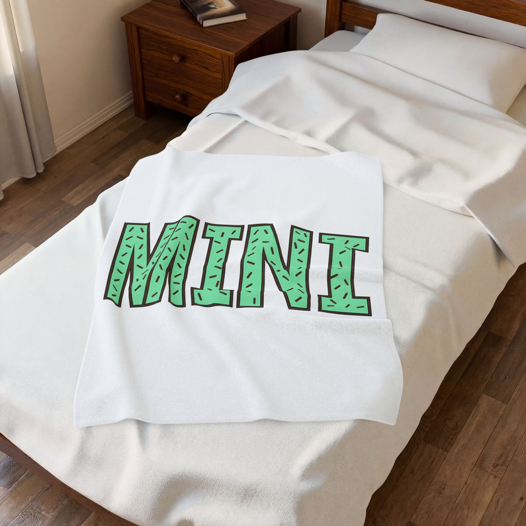 Sprinkle Motif Text Blanket Desserts Confections Gift Women Cute Blanket Sprinkle Text Blanket Dessert Fan Sprinkles Blanket Candy Graphic Hand