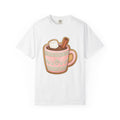 Cozy Hot Cocoa Christmas Comfort Gift Delightful Hot Chocolate Winter Fan Charming Cartoon T-Shirt