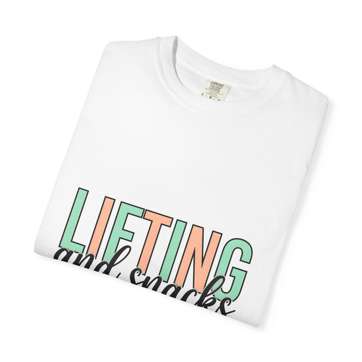 Gym Quote T-Shirt Sports Fitness Gift Women Playful T-Shirt Motivation T-Shirt Athlete Enthusiast Cute T-Shirt Workout Graphic Modern Pastel Colors