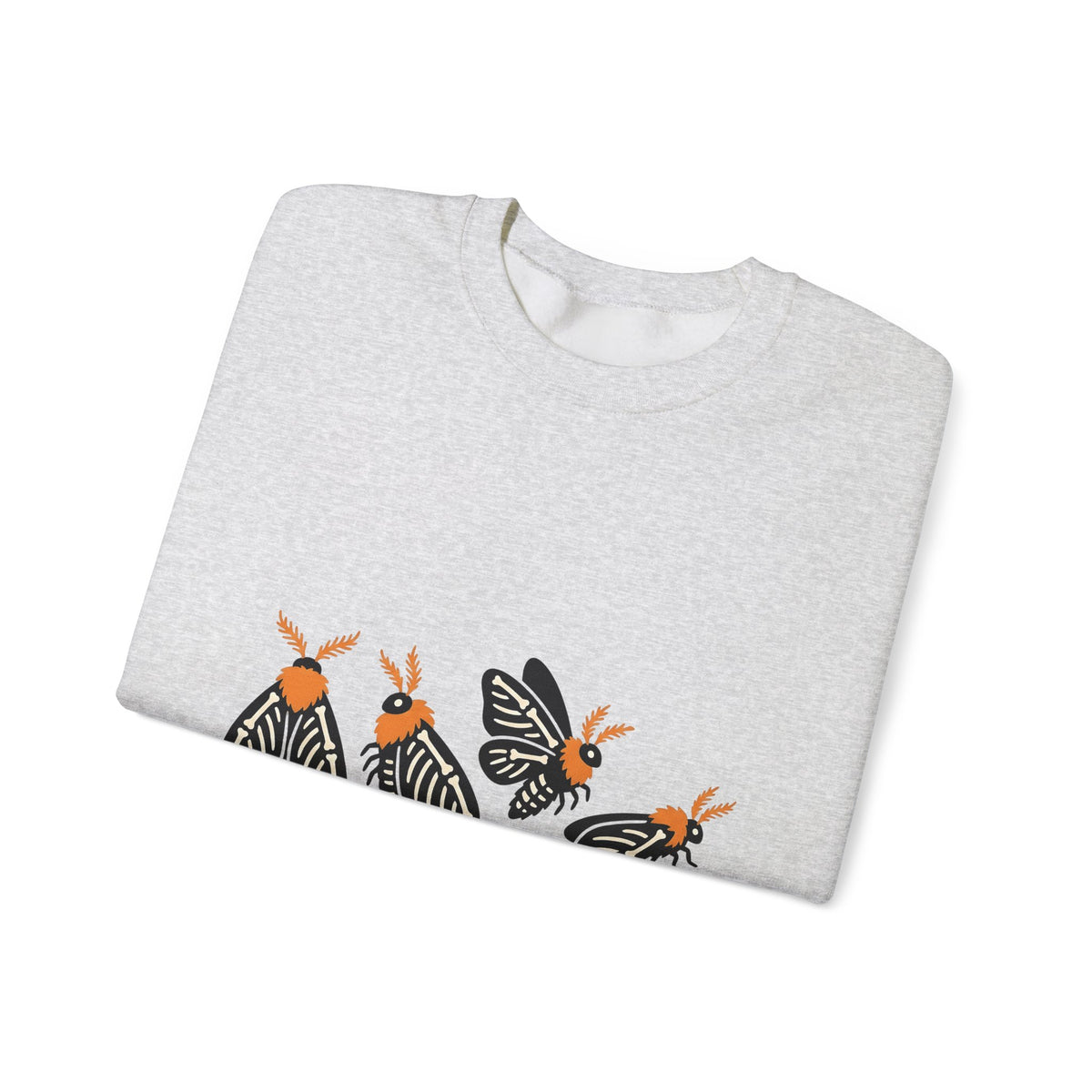 Skeleton Butterfly Sweatshirt Halloween Critter Gift Women Pop Art Sweatshirt Butterfly Sweatshirt Spooky Fan Retro Sweatshirt Creature Graphic Cartoon Amber