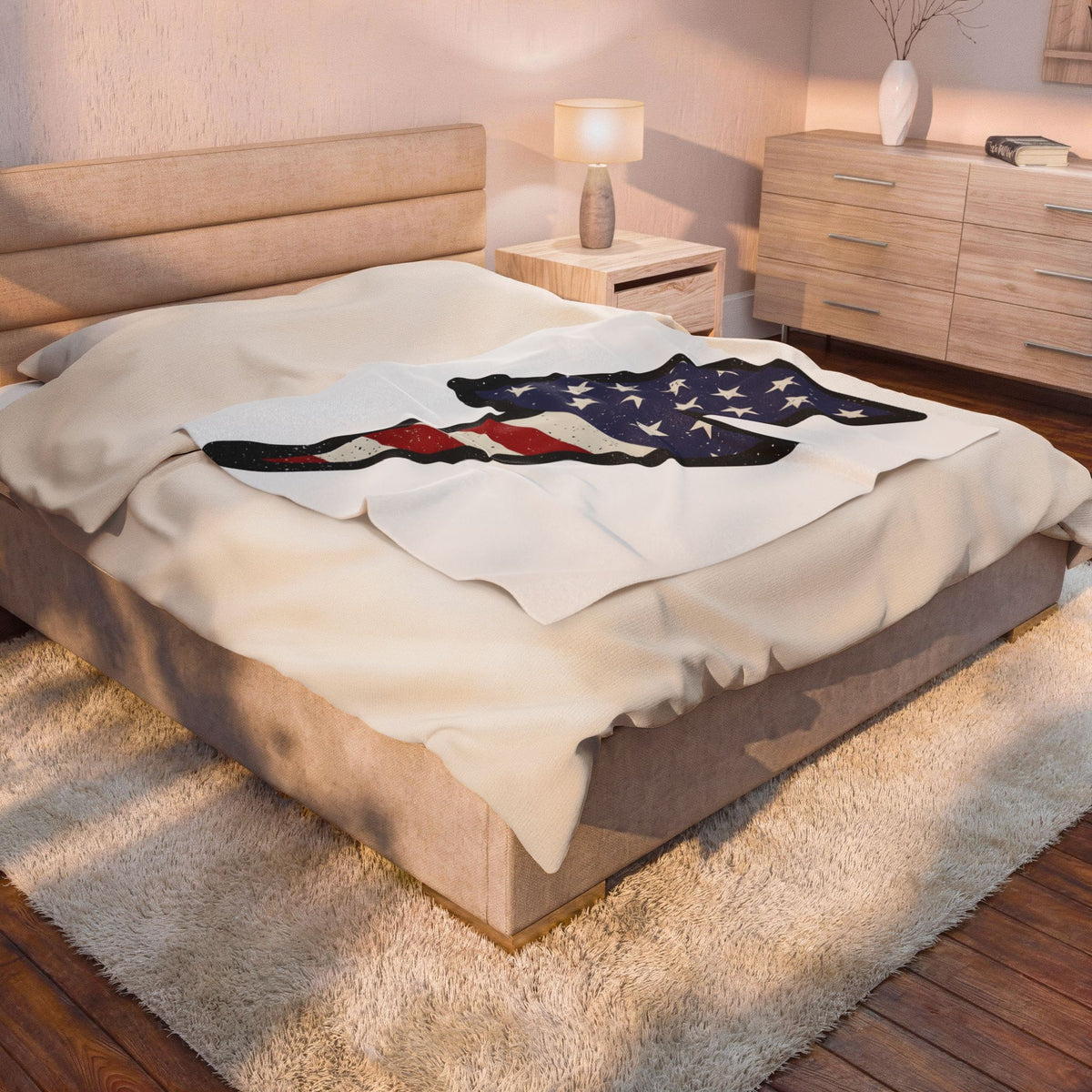 Electric Bolt Blanket 4th Of July Freedom Gift Women Rustic Blanket Lightning Blanket Independence Fan Vintage Blanket Liberty Graphic Nostalgic