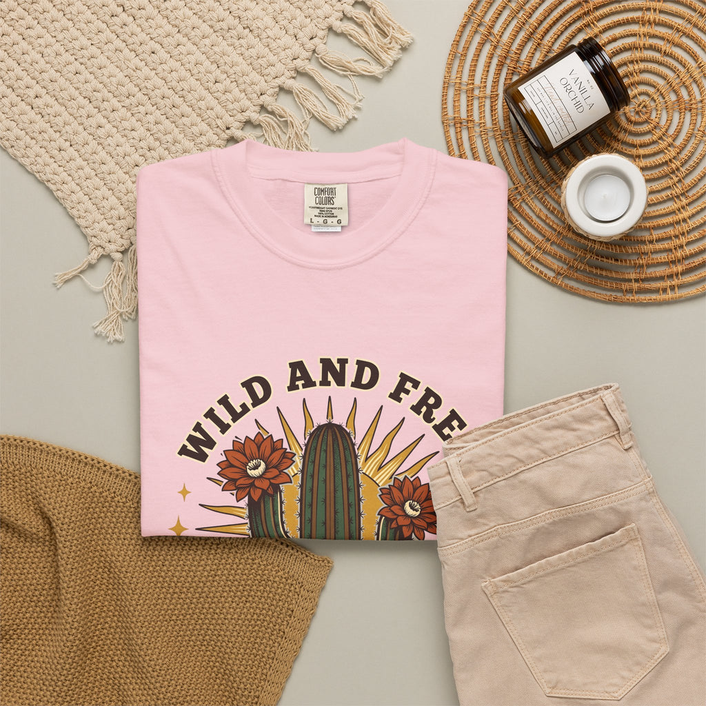 Prickly Pear T-Shirt Cowgirl Ranch Gift Women Southwestern T-Shirt Cactus T-Shirt Rodeo Fan Western T-Shirt Farm Graphic Sketch Bloom T-Shirt