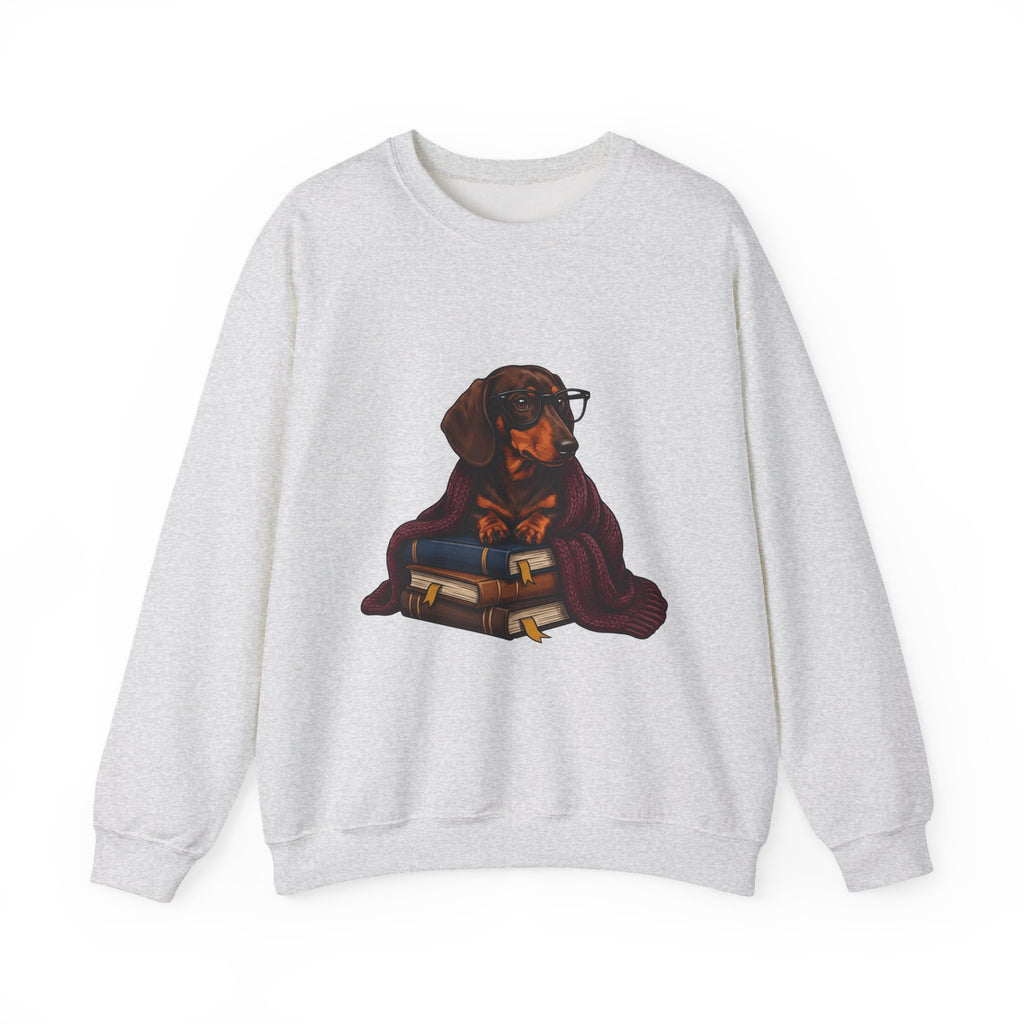 Dachshund Sweatshirt Dog Paperback Gift Women Animated Sweatshirt Wiener Dog Sweatshirt Dog Fan Doxie Sweatshirt Novelty Graphic Classic Literature Sweatshirt