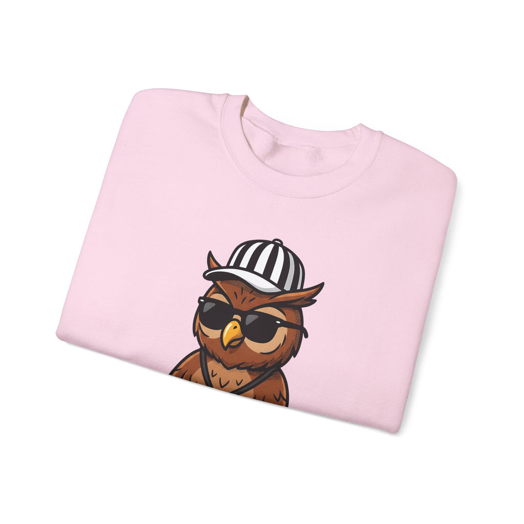 Owl Umpire Sports Activities Workout Gift Owl Athlete Enthusiast Fitness Sweatshirt