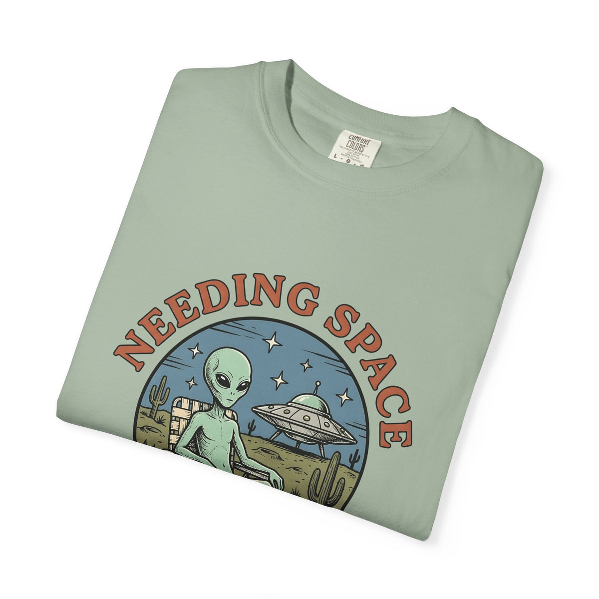 Alien Graphic T-Shirt Alien Humor Gift Women Vintage T-Shirt Ufo T-Shirt Extraterrestrial Fan Alienware T-Shirt Comedy Graphic Retro Spaceship