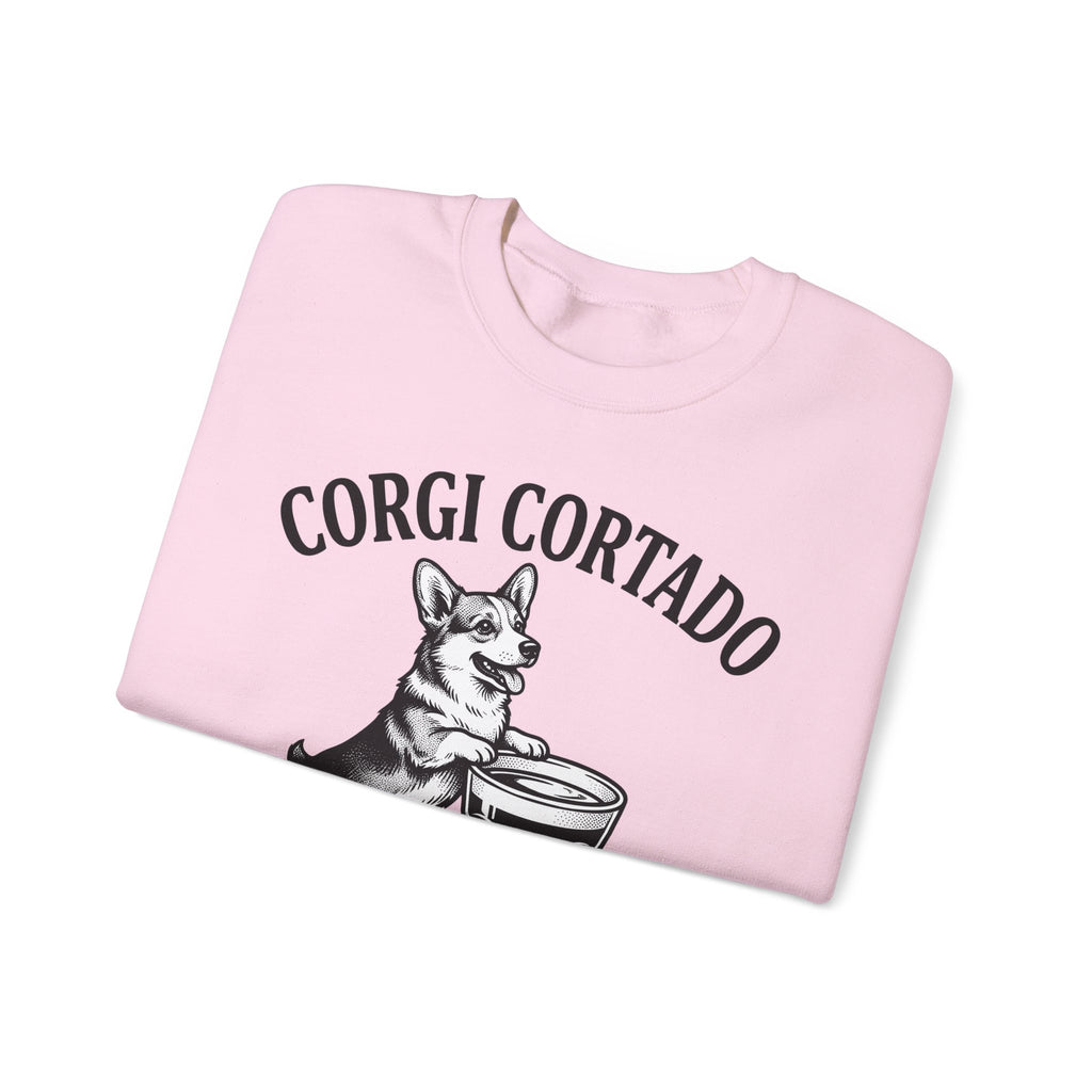 Corgi Sweatshirt Dog Cafe Gift Women Rustic Sweatshirt Pembroke Sweatshirt Dog Fan Country Sweatshirt Coffee Graphic Doodle Latte Cup Sweatshirt