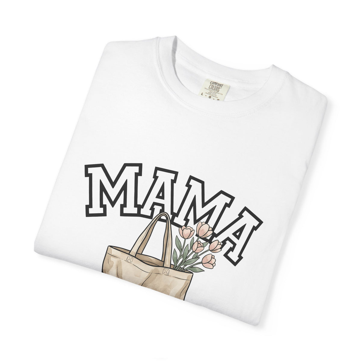 Flower T-Shirt T-Shirt Moms Blooms Gift Women Sketch T-Shirt Tote T-Shirt Mother Fan Drawing Design T-Shirt Simple Tulip Flower T-Shirt