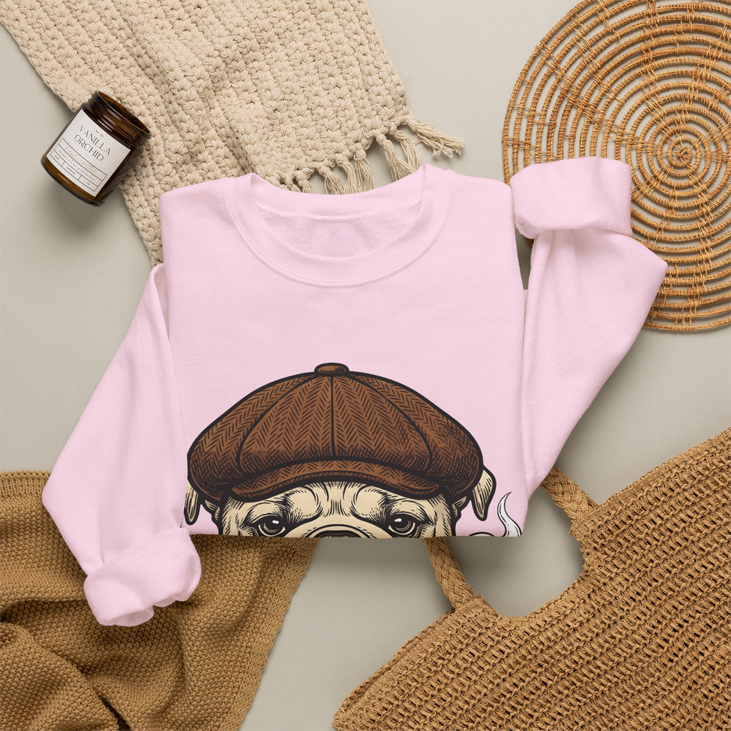 Bulldog Head Sweatshirt Dog Creatures Gift Women Old School Sweatshirt Bulldog Sweatshirt Dog Fan Bulldog Graphic Sweatshirt Vintage Illustration Animal