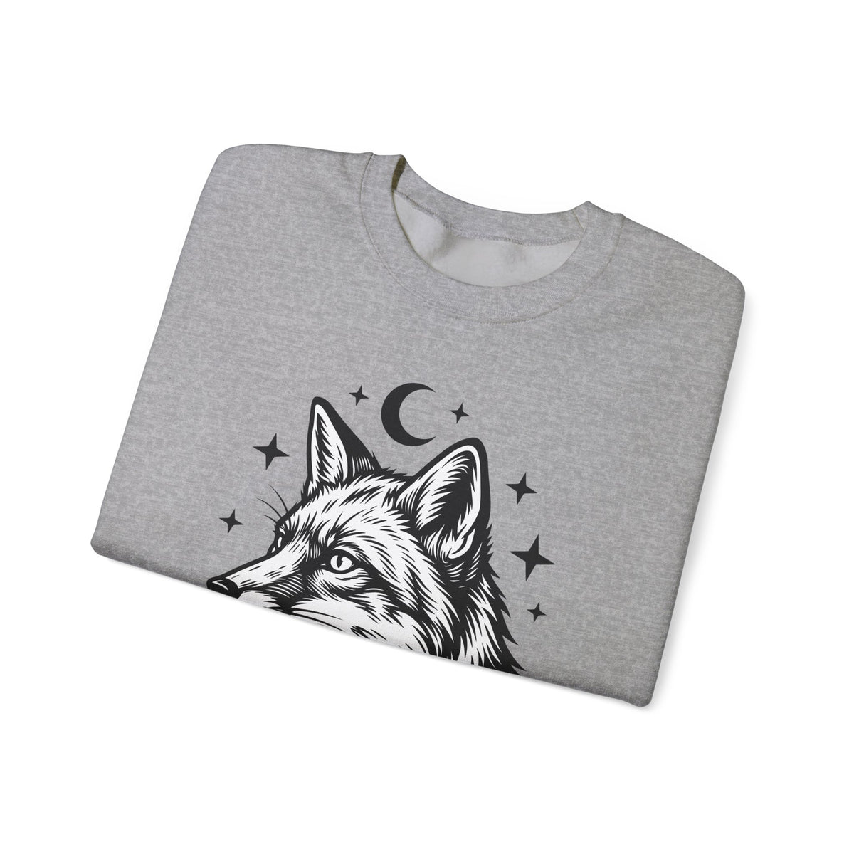 Wolf Portrait Sweatshirt Boho Chic Fauna Gift Women Sketch Sweatshirt Canine Sweatshirt Bohemian Fan Drawing Design Graphic Creature Illustration Graphic