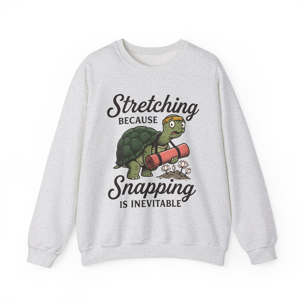 Turtle Pose Sweatshirt Yoga Wildlife Gift Women Comic Sweatshirt Kurmasana Sweatshirt Yogini Enthusiast Cartoon Sweatshirt Animal Graphic Vintage Water Lilies