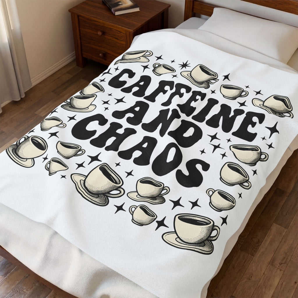 Coffee Cups Blanket Mom Coffee Gift Women Bold Blanket Blanket Blanket Mother Fan Coffee Blanket Graphic Retro Stars Blanket