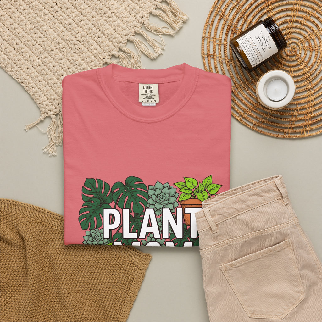 Indoor Plants T-Shirt Plant Mom Garden Gift Women Modern T-Shirt Houseplants T-Shirt Plant Lady Enthusiast Contemporary T-Shirt Gardening Graphic