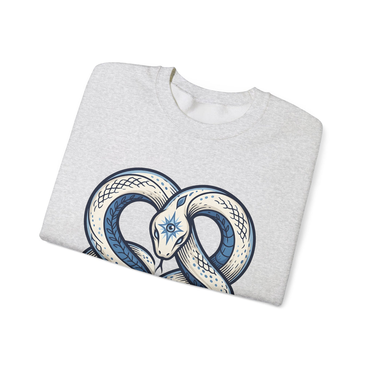 Magical Serpent Sweatshirt Boho Chic Mysticism Gift Women Primitive Sweatshirt Snake Sweatshirt Bohemian Fan Naive Sweatshirt Occult Graphic Body Art All