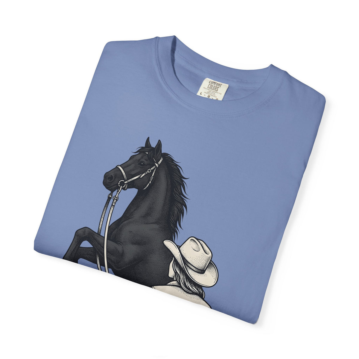Ranch Horse T-Shirt Cowgirl Cowboy Gift Women Old School T-Shirt Ranch Horse T-Shirt Rodeo Fan Vintage T-Shirt Cowboy Graphic Line Art Power Bolt