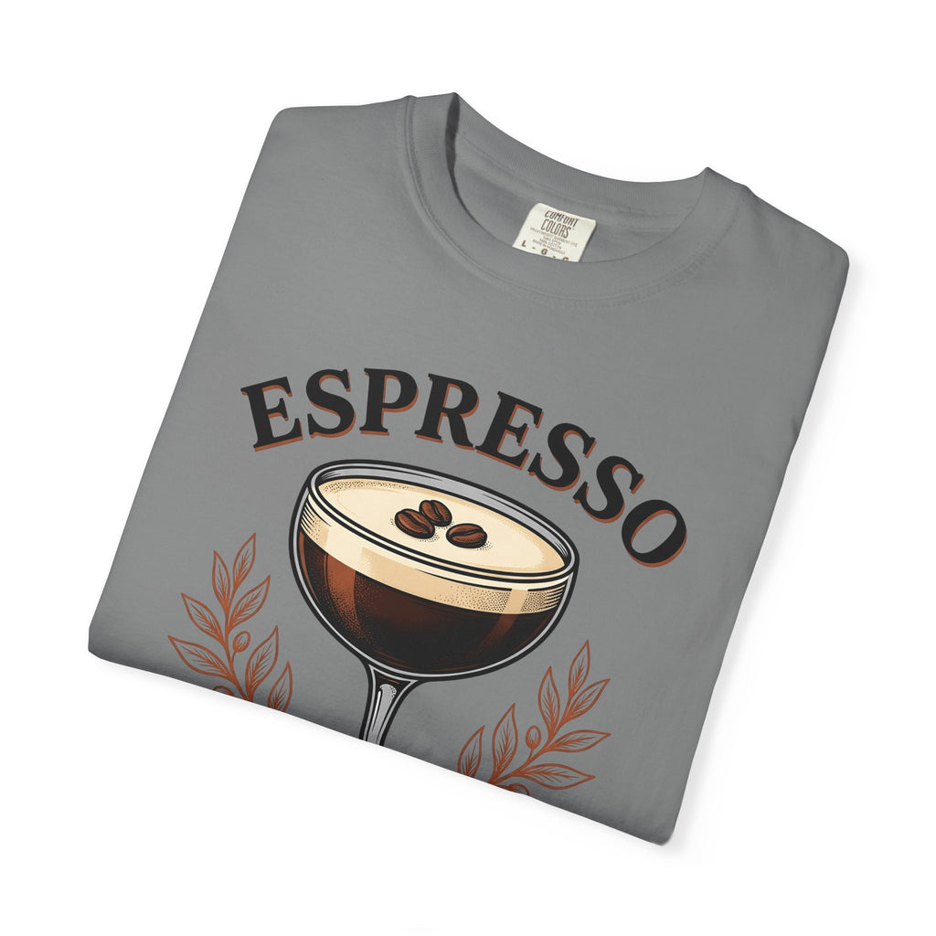 Espresso Martini T-Shirt Coffee Liquor Gift Women Retro T-Shirt Martini T-Shirt Coffee Fan Cocktail T-Shirt Alcoholic Drink Graphic Sketch Coffee