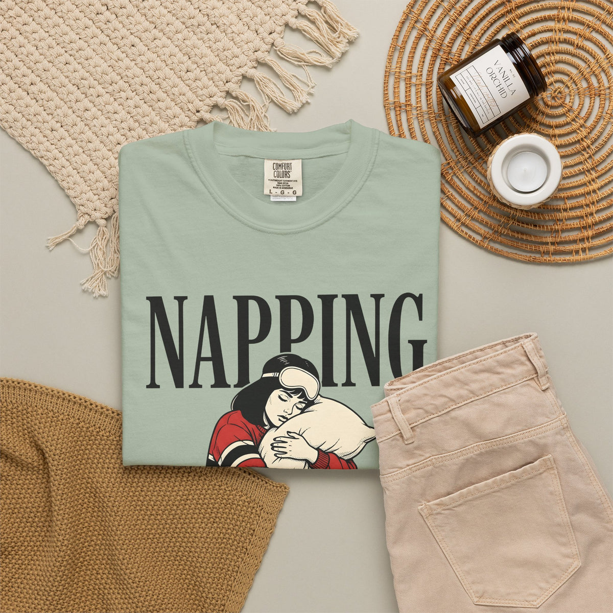 Girl T-Shirt T-Shirt Funny Sleep Gift Women Comic T-Shirt Plushie T-Shirt Humor Fan Cartoon T-Shirt Slumber Graphic Retro Alarm Clock T-Shirt