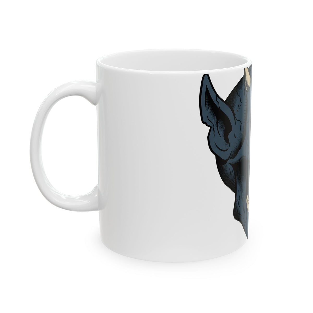 Devil Skull Mug Halloween Horror Gift Women Tattoo Mug Skull Mug Horror Fan Scary Graphic Mug Retro Teeth Mug