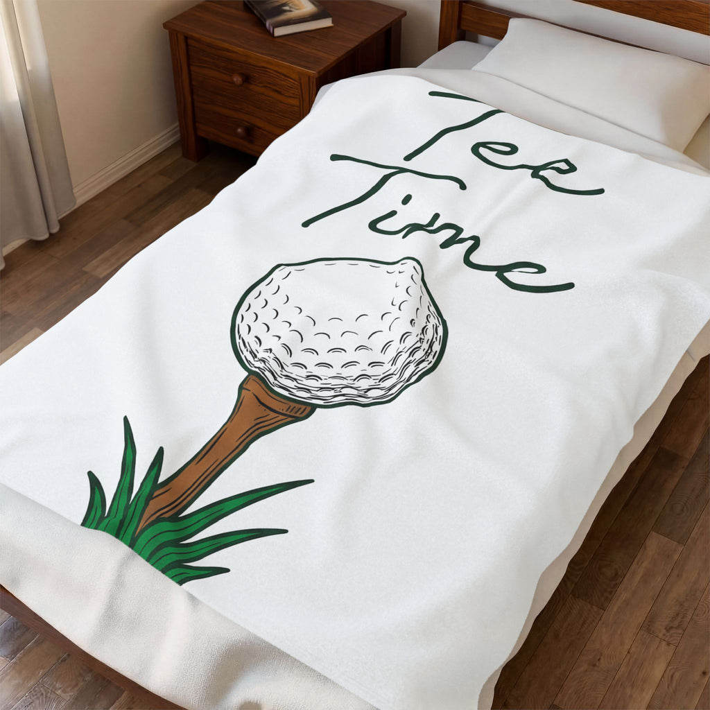Golf Ball Golf Hiking Gift Flat Golf Golfing Fan Simple Blanket
