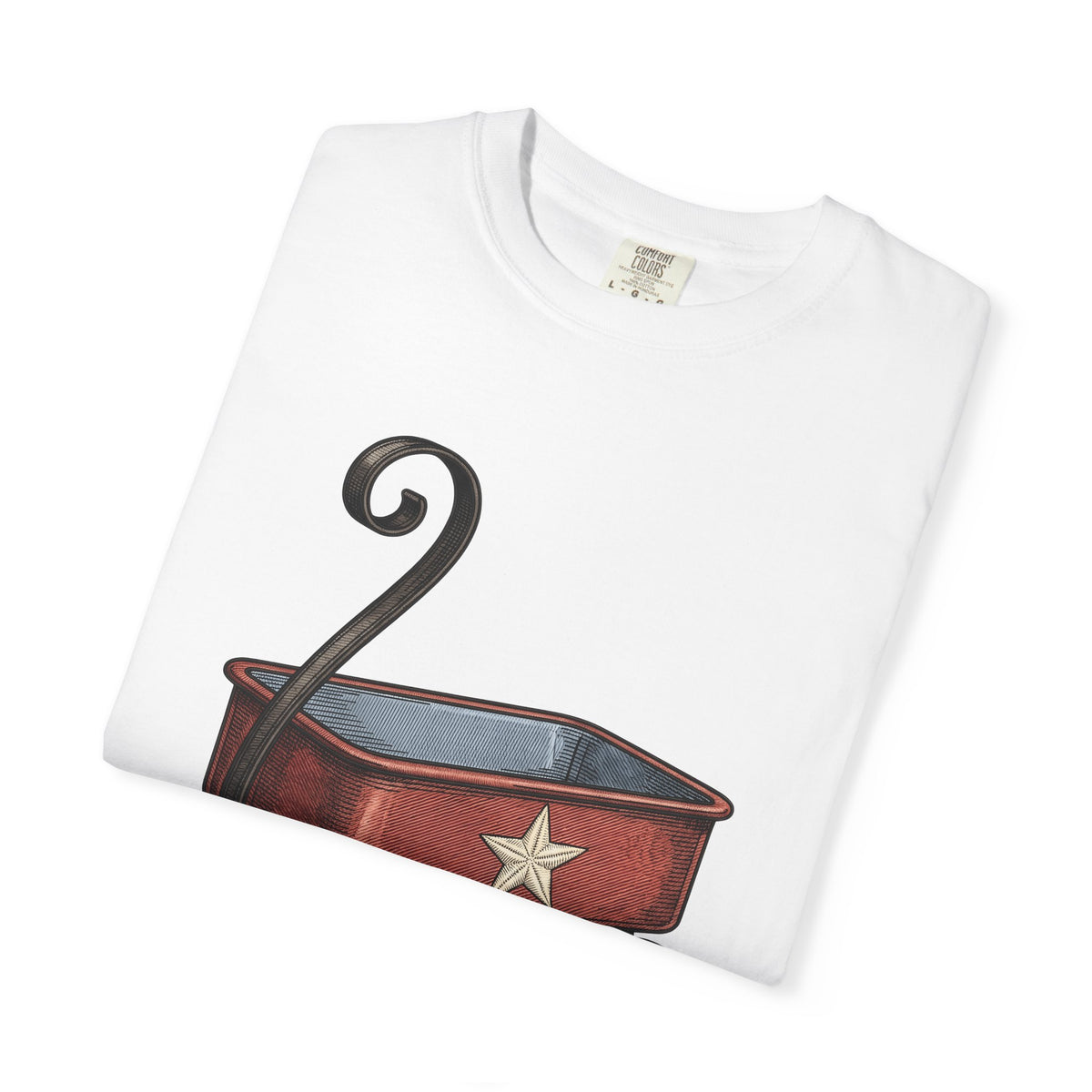 Red Wagon 4Th Of July Usa Gift Antique Cart Fireworks Fan Vintage American Line T-Shirt