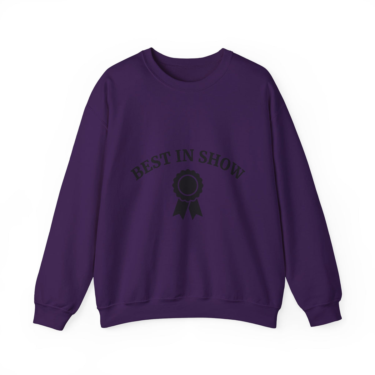 Award Ribbon Sweatshirt Dog Competition Gift Women Minimalist Sweatshirt Rosette Sweatshirt Dog Fan Simple Sweatshirt Championship Graphic Retro Badge Sweatshirt