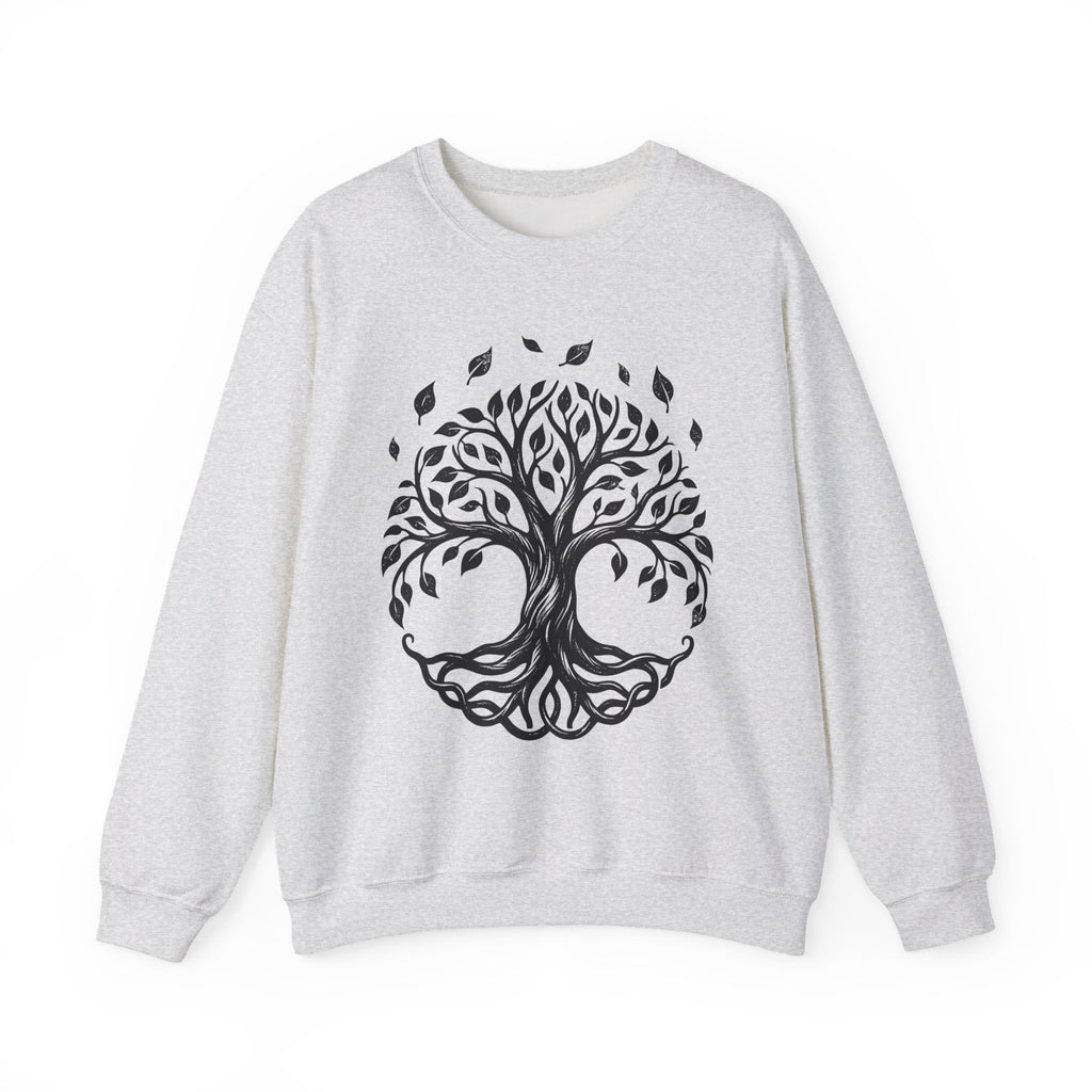 Tree Life Sweatshirt Nature Occult Gift Women Free Spirit Sweatshirt Arboreal Sweatshirt Environmental Enthusiast Bohemian Sweatshirt Mystical Graphic Sleek