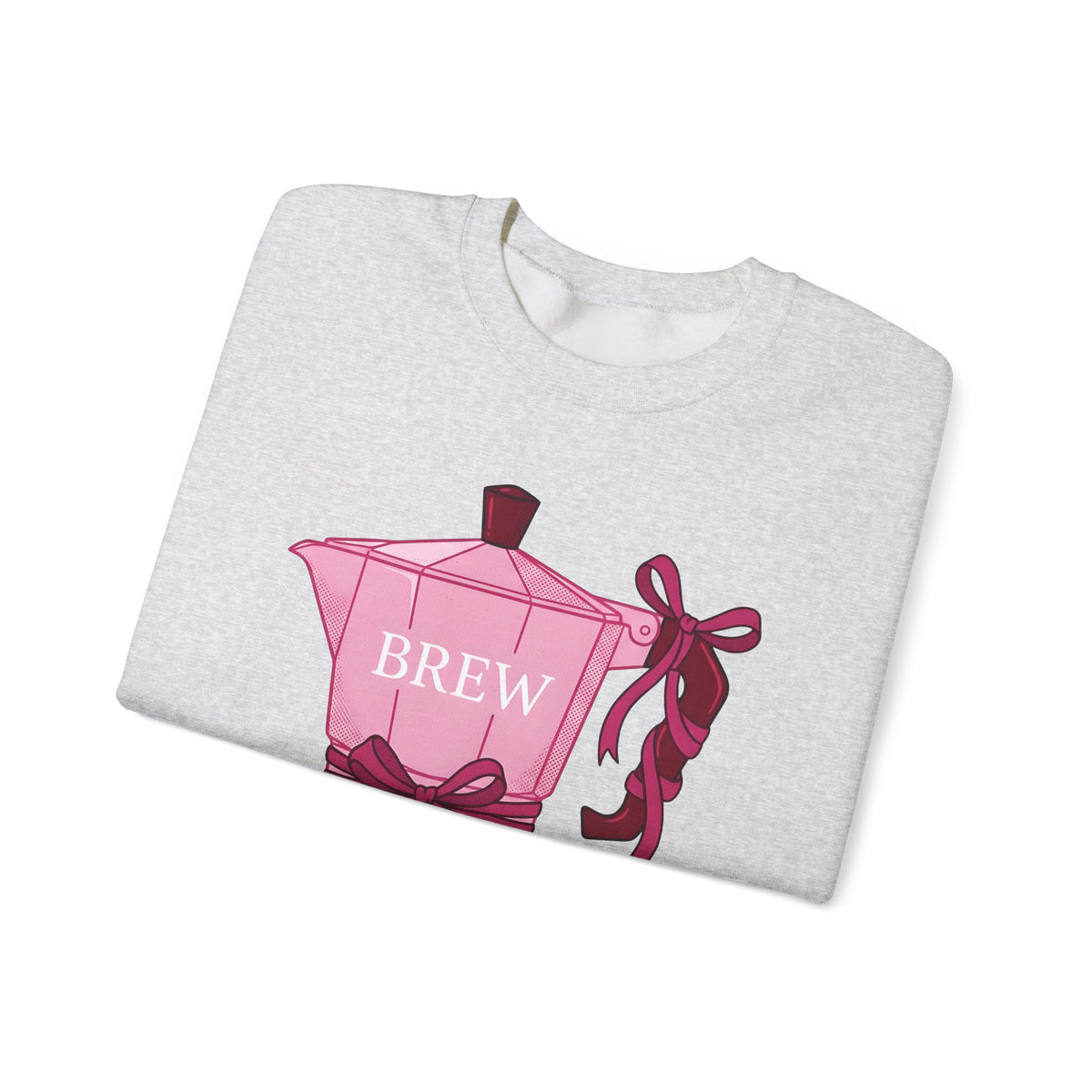 Moka Pot Sweatshirt Coffee Foodie Gift Women Cute Sweatshirt Stovetop Coffee Sweatshirt Coffee Fan Cute Sweatshirt Food Graphic Hand Drawn Bow Sweatshirt