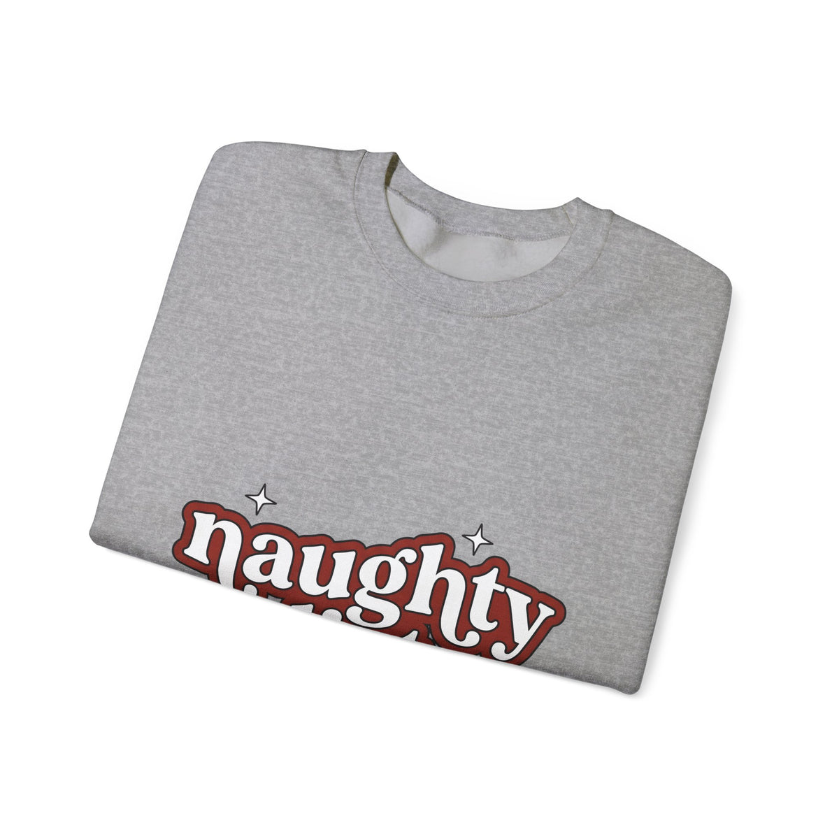 Festive Text Sweatshirt Christmas Humor Gift Women Playful Sweatshirt Typography Sweatshirt Xmas Fan Funny Graphic Illustration Retro Stars Sweatshirt