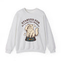 Persian Cat Cat Humor Gift Hand Drawn Cat Feline Fan Illustrated Vintage Food Bowl Sweatshirt