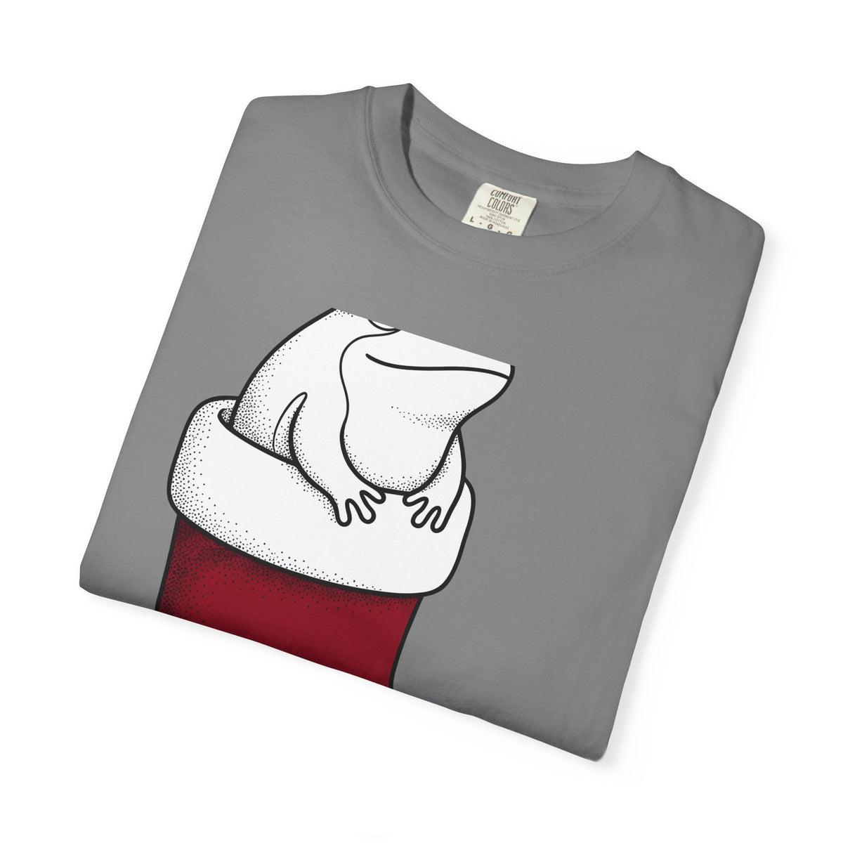 Frog Holiday Sock T-Shirt Christmas Pet Gift Women Modern T-Shirt Toad T-Shirt Xmas Fan Holiday T-Shirt Animal Graphic Doodle Xmas Stocking T-Shirt