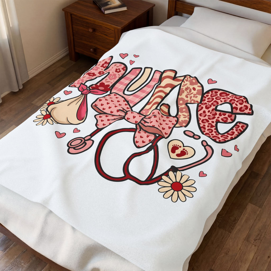 Nurse Nurses Healthcare Gift Adorable Nursing Nurse Fan Medical Staff Healthcare Blanket