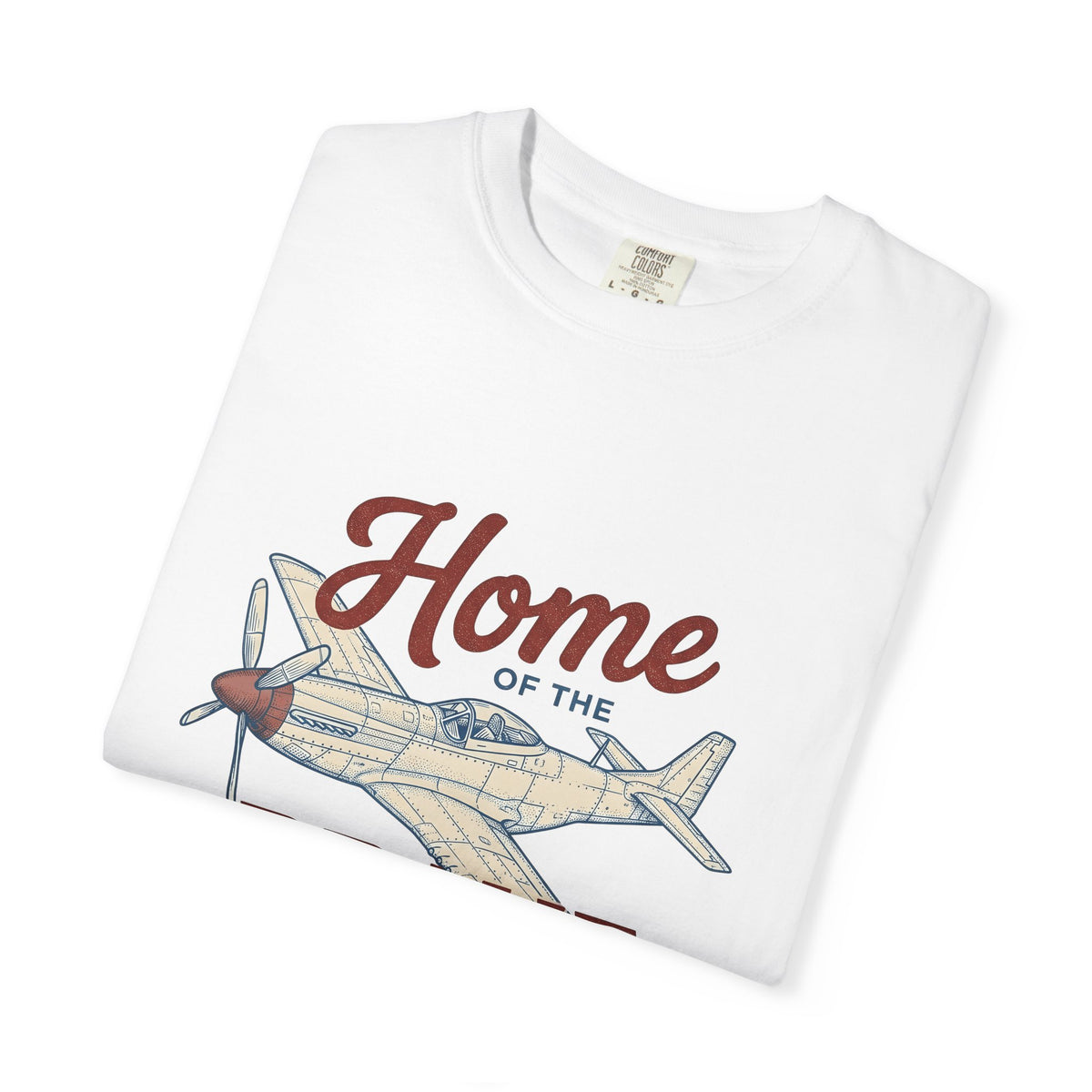 Fighter Plane T-Shirt America Patriotic Gift Women Vintage T-Shirt Warplane T-Shirt American Enthusiast Distressed T-Shirt Star Spangled Graphic